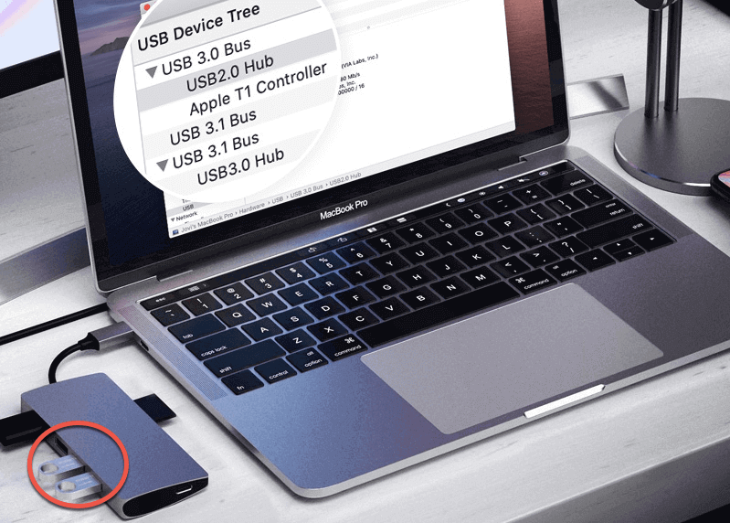 get mac to look for usb drive